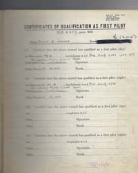 1940s1218-EDW Canada 2 Log from 18Dec'40, Manning Depot CA-29Aug1945, Memphis TN