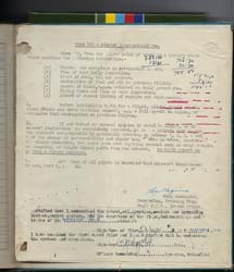 1940s1218-EDW Canada Log End from 18Dec'40, Manning Depot CA-29Aug1945, Memphis TN